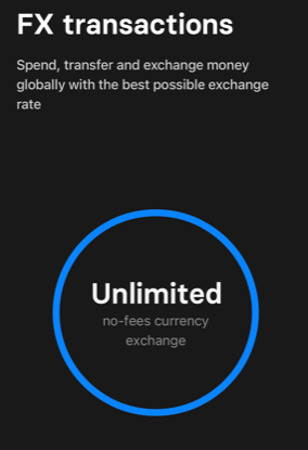Premium account no FX fees